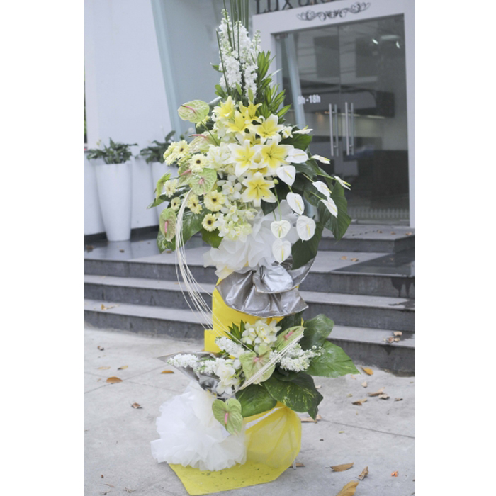  Mẫu hoa "Miền cực lạc" - Vòng hoa viếng đám ma, tang lễ - Vuonhoaxinh.vn 