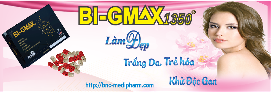 viên uống trắng da bi-gmax 1350