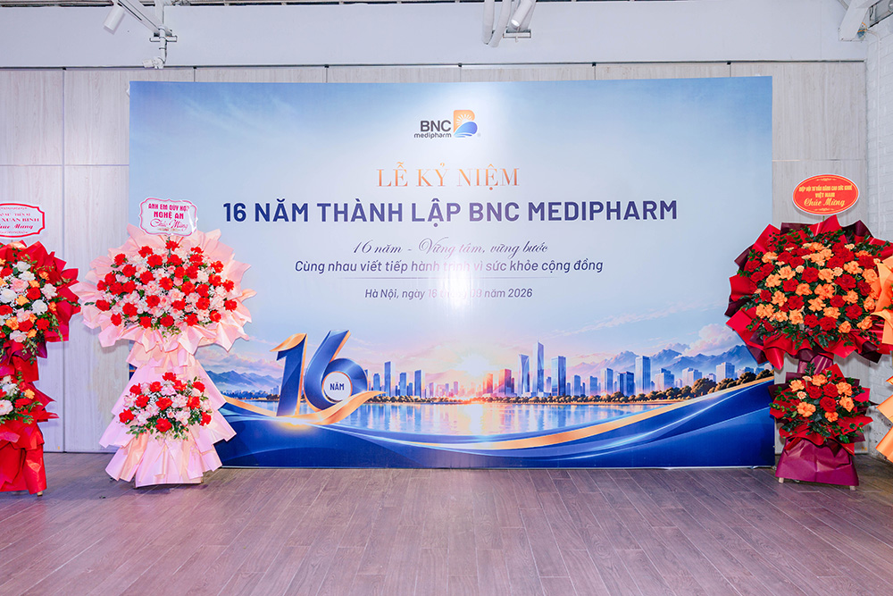 Lễ kỉ niệm 16 năm BNC Medipharm - Vững tâm, vững bước