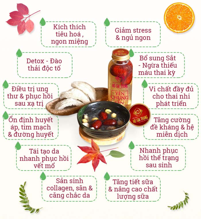Bị ung thư gan ăn yến được không
