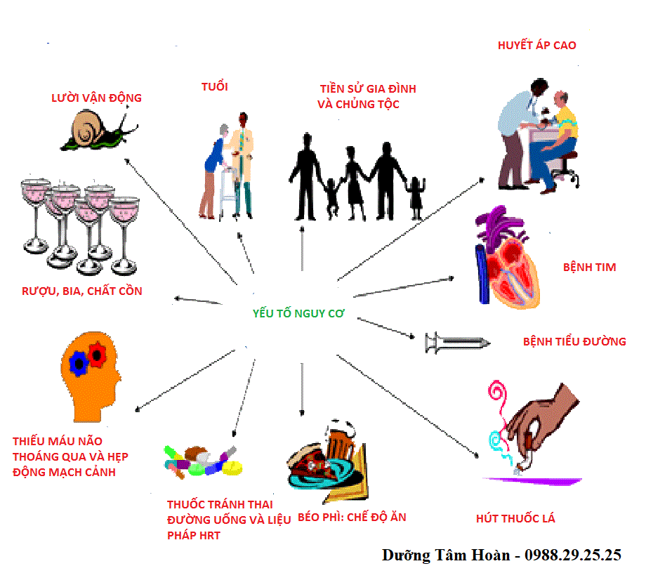 yếu tố tăng mắc bệnh tim mạch