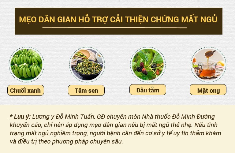 Cách chữa mất ngủ bằng dân gian an toàn hiệu quả