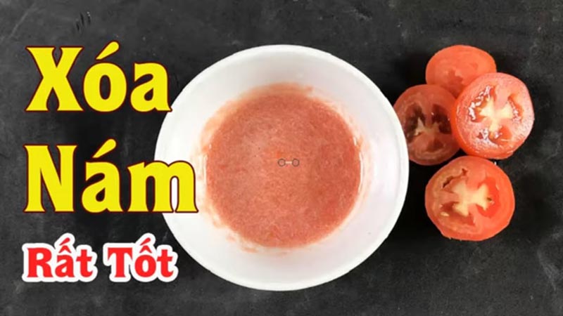Cách trị tàn nhang bằng cà chua an toàn hiệu quả