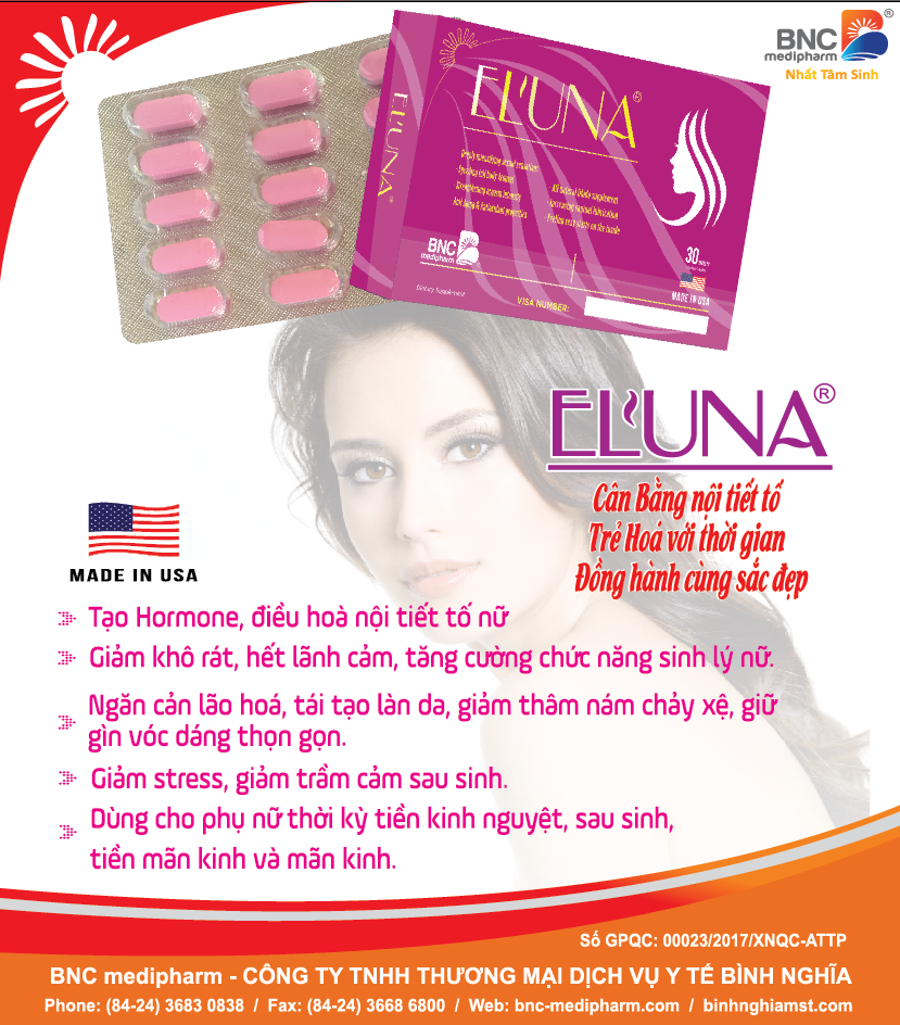 eluna bổ sung nội tiết tố nữ