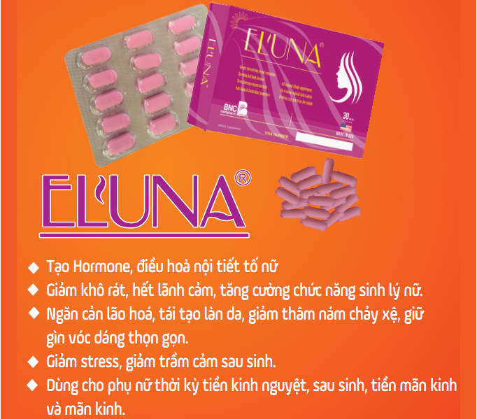 Eluna tăng nội tiết tố nữ