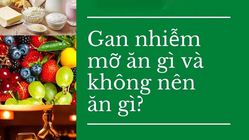 Gan nhiễm mỡ nên ăn trái cây gì