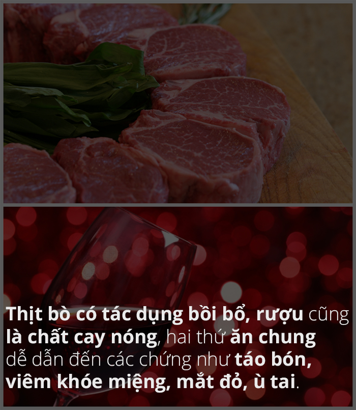 Những món ăn kỵ nhau bạn nên biết để tránh