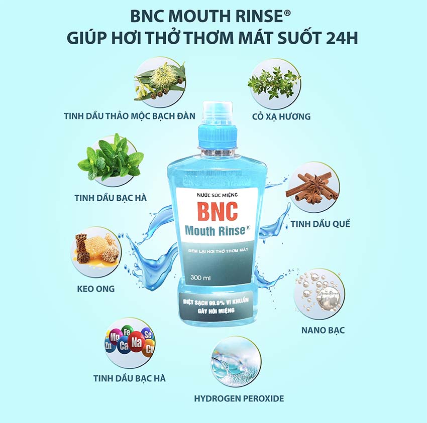 Nước xúc miệng - BNC Mouth Rinse
