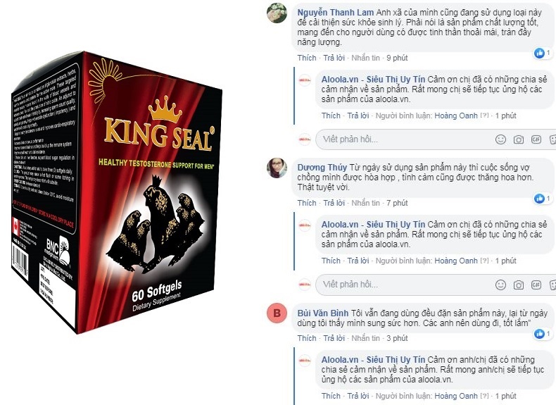 Review hải cẩu hoàn King Seal có tốt không, giá bao nhiêu, mua ở đâu