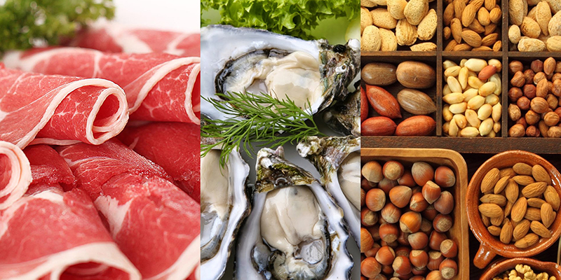 thực phẩm bổ sung kẽm