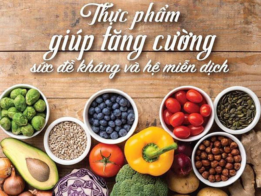 thực phẩm tăng sức đề kháng