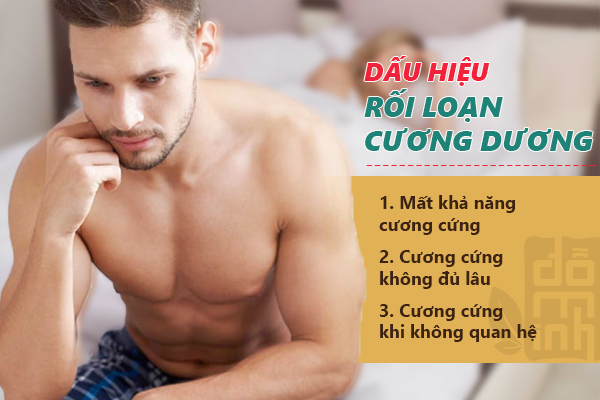 Triệu chứng rối loạn cương dương như thế nào