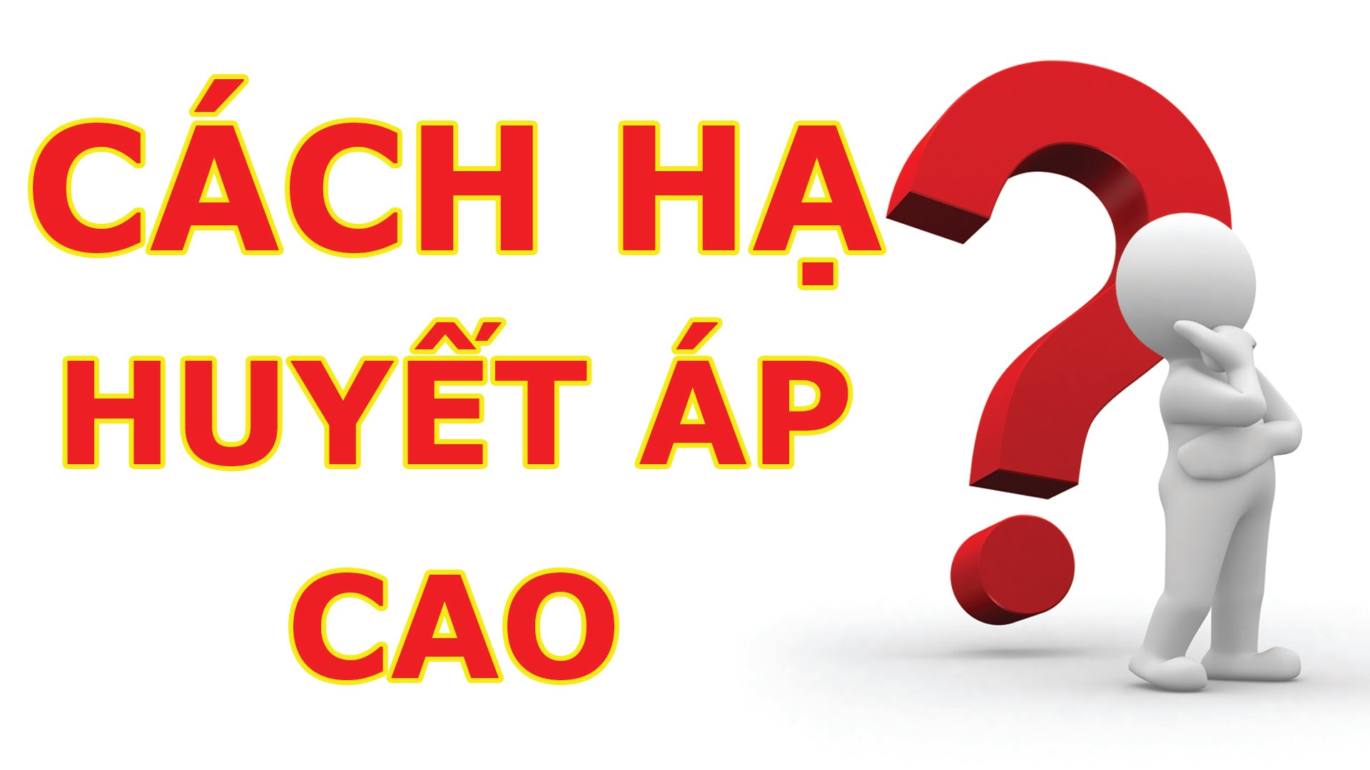 Cao huyết áp uống gì để hạ