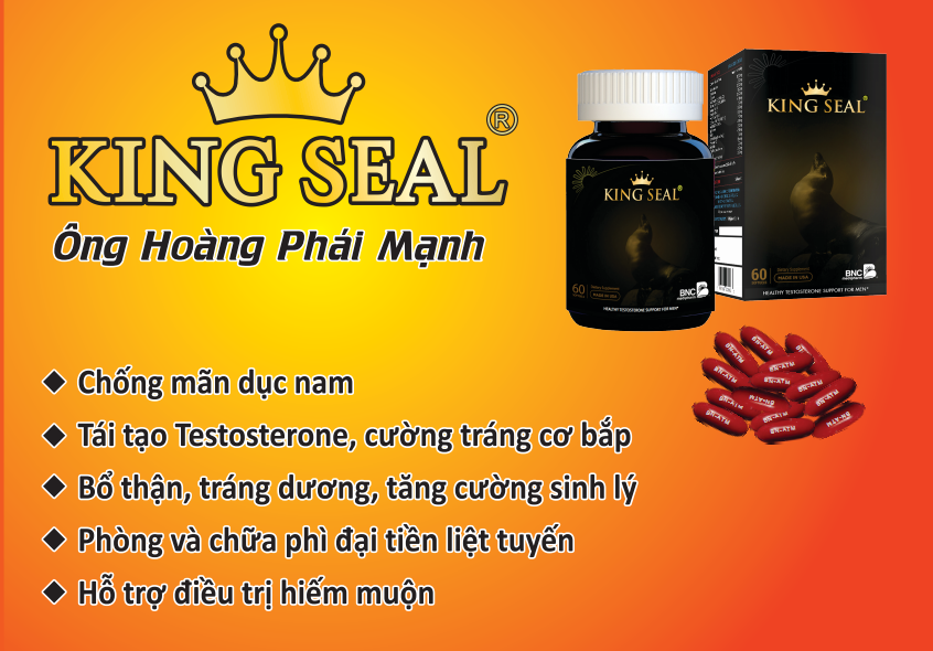 King seal - vua hải cẩu giúp điều trụ bệnh tiền liệt tuyến