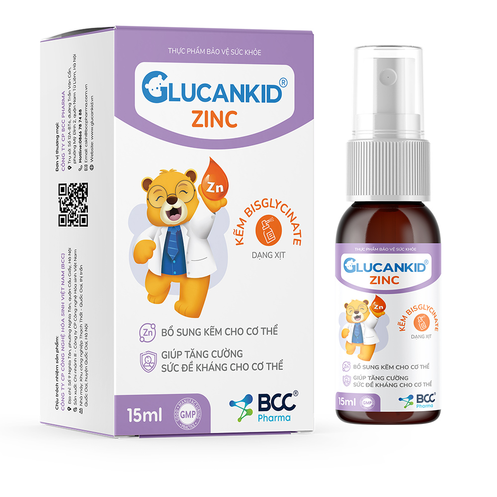 GLUCANKID ZINC 