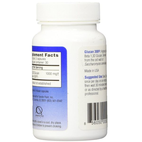 Beta glucan 500mg 1.3D - Hàng Mỹ chính hãng