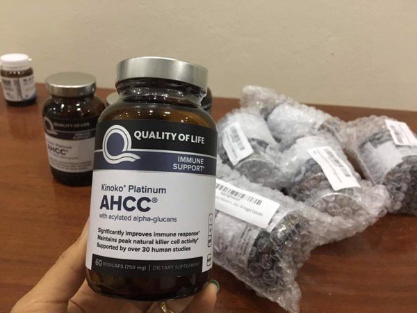 AHCC 750mg - Phòng chống ung thư của Mỹ