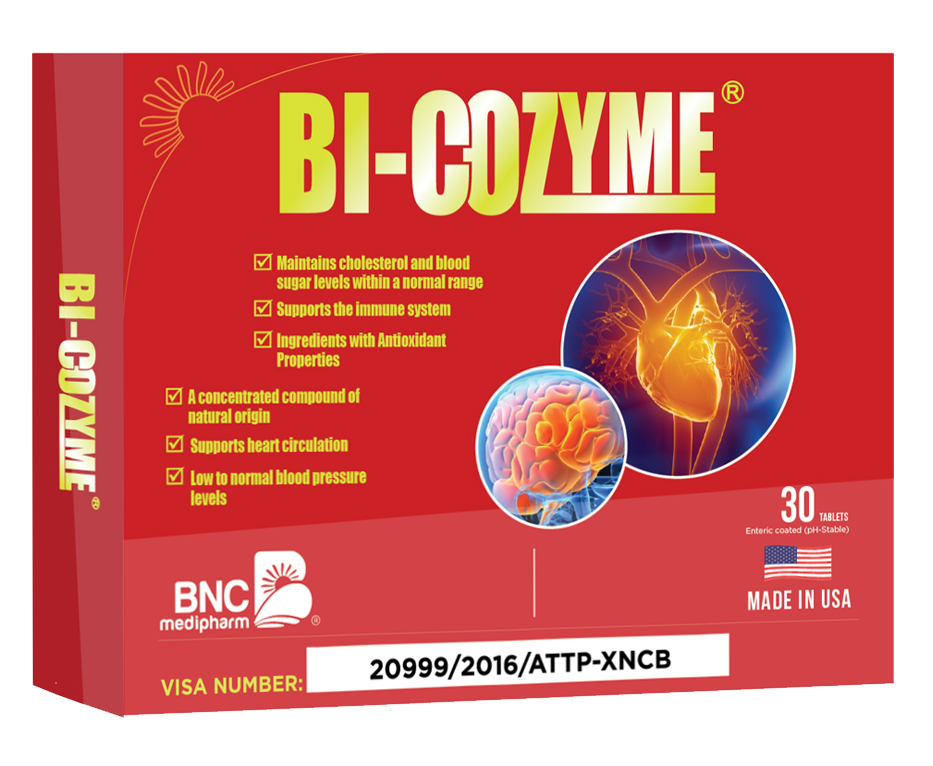 TPCN: Bi-Cozyme - Giúp điều trị nhồi máu cơ tim, phòng chống tai biến mạch máu não