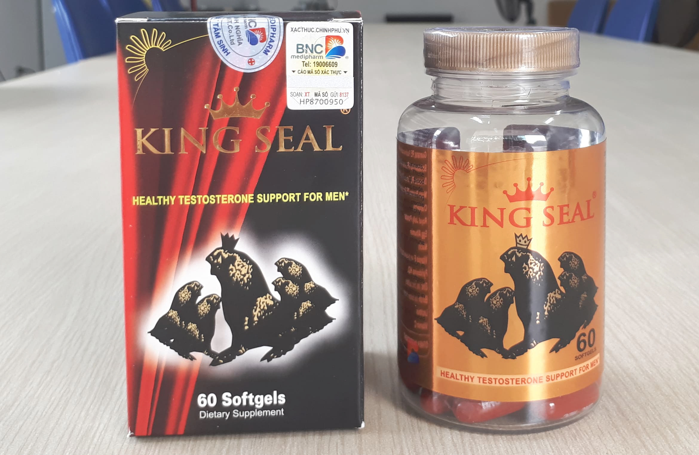 KING SEAL - VUA HẢI CẨU - BỔ THẬN TRÁNG DƯƠNG TĂNG CƯỜNG SINH LÝ