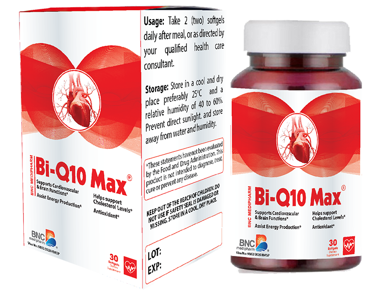 Bi-Q10 Max - Tăng cường sức khỏe tim mạch