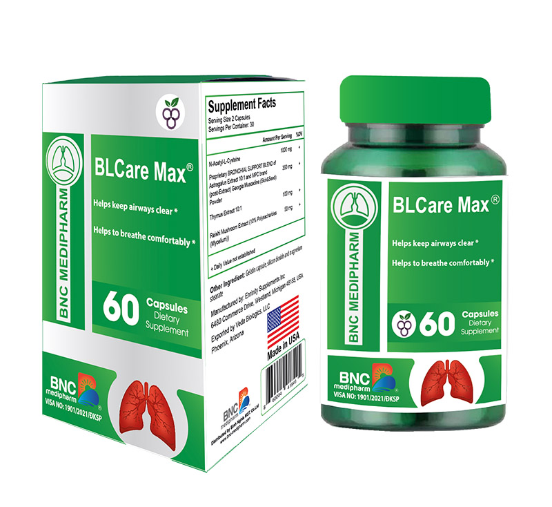 BLcare Max - Giải pháp cho người bệnh phổi