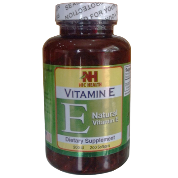 Vitamin E của mỹ làm đẹp da trắng da lọ 200 viên