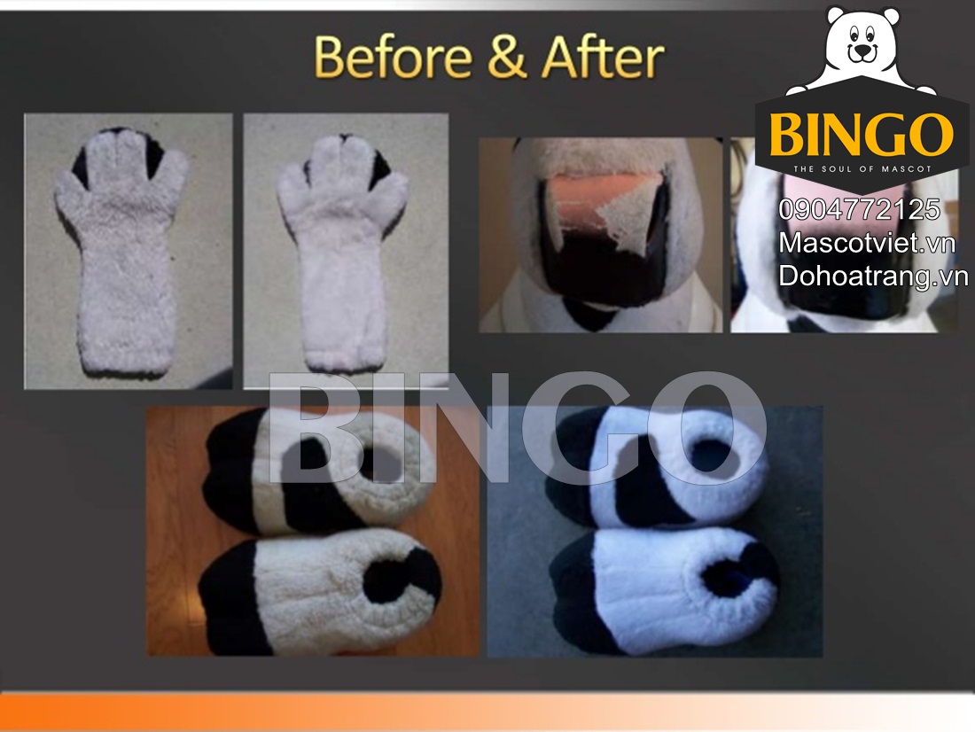 Hướng dẫn cách giặt mascot đơn giản tại nhà - Mascot BINGO