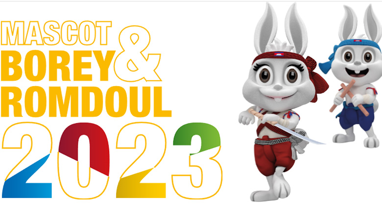 Những điều thú vị về linh vật của các kỳ SEA Games mà bạn có thể chưa biết-Mascot con thỏ Borey và Romduol Sea Games 32