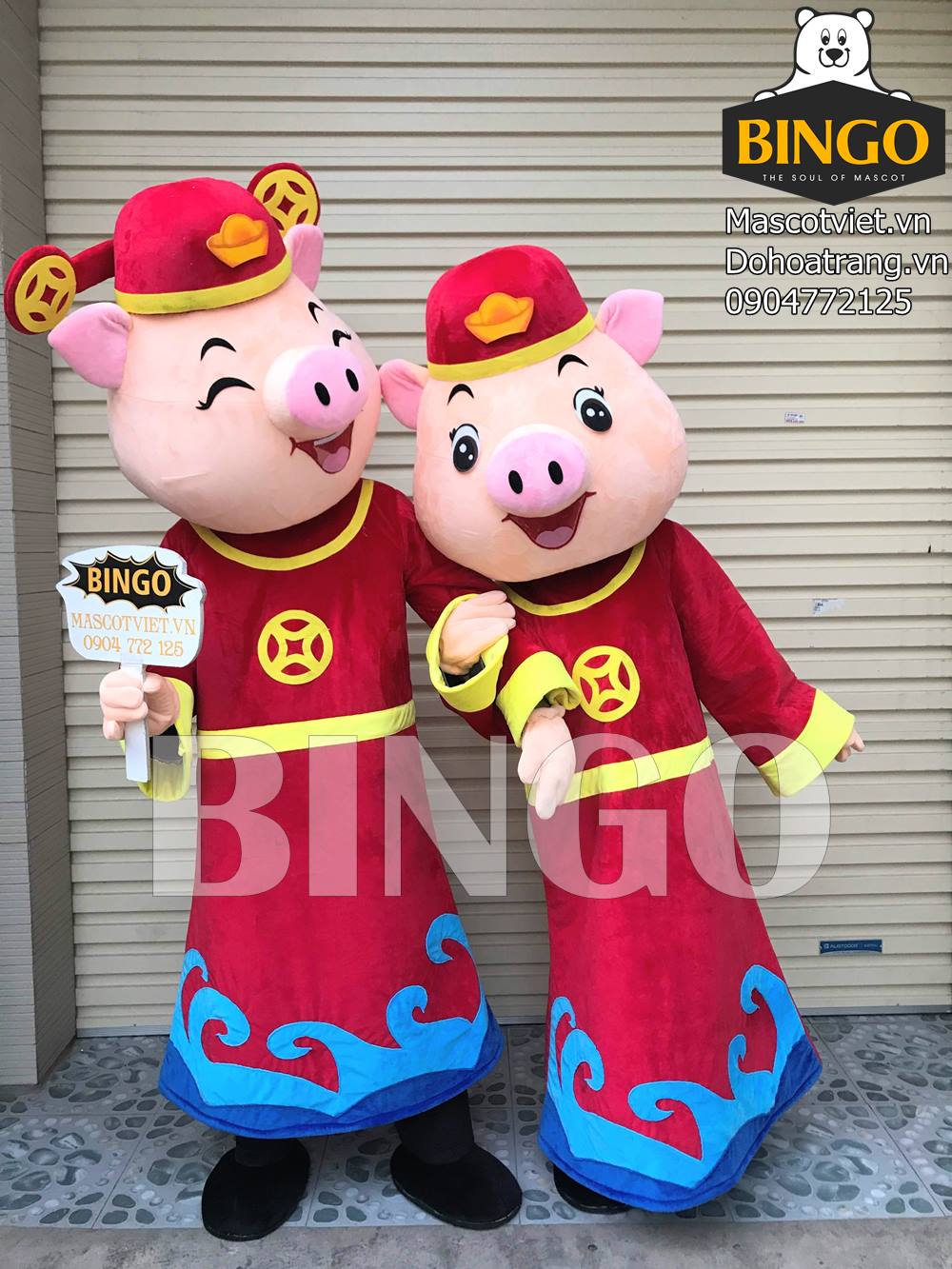 Mascot con heo - Ý nghĩa phong thủy con heo năm Kỷ Hợi 2019