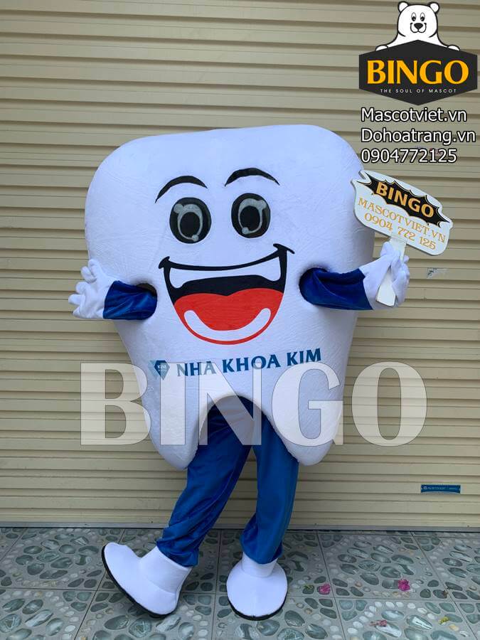 Móc Khóa Hình Chiếc Răng Dễ Thương Dài 105 Cm