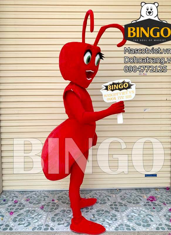 Mascot Con Kiến Đỏ