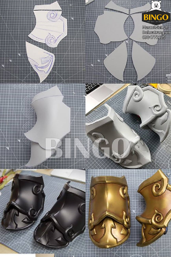 Hướng dẫn cách làm trang phục cosplay áo giáp,robot - Mascot BINGO