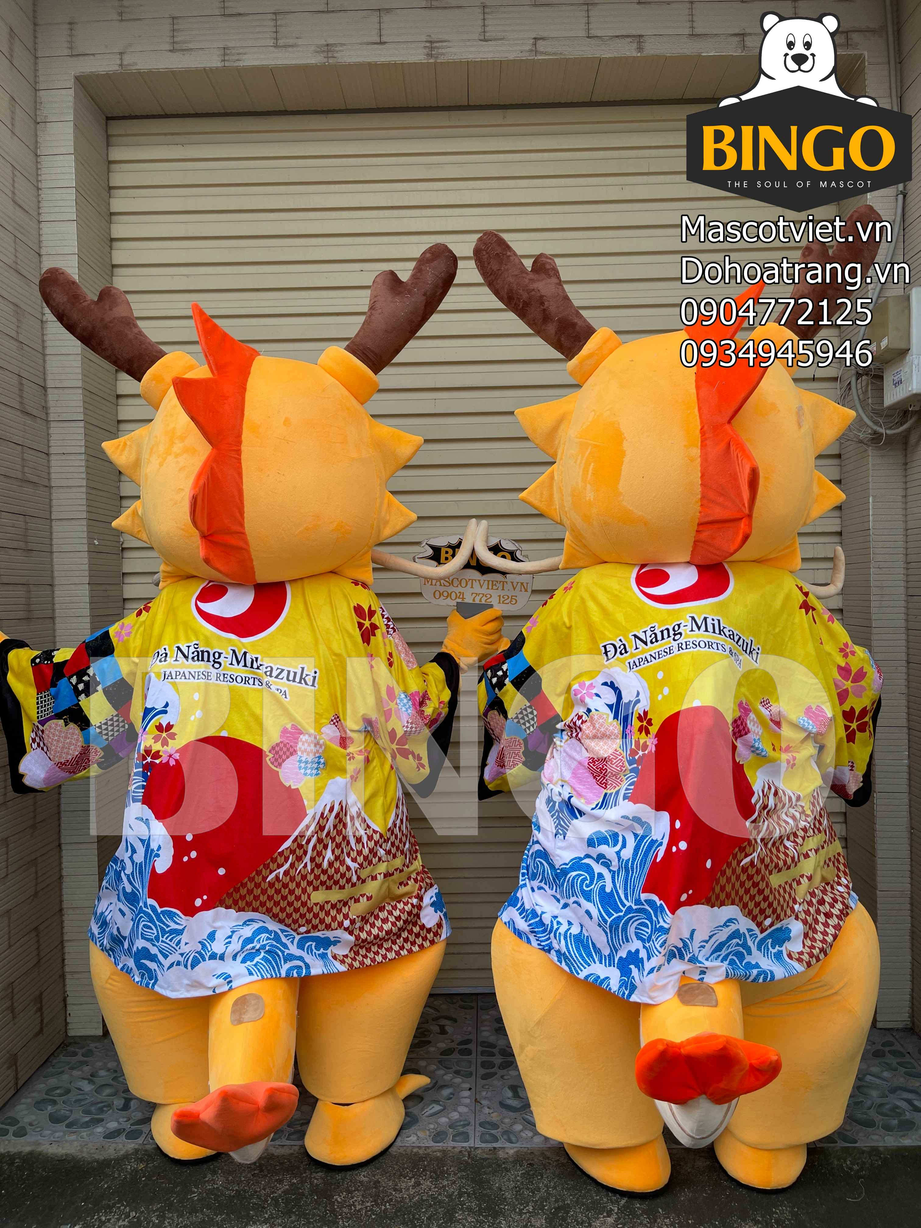 Mascot con rồng Mikagon