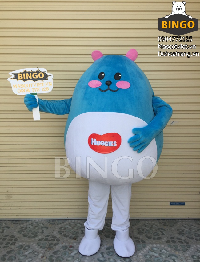 Mascot Gấu Huggies