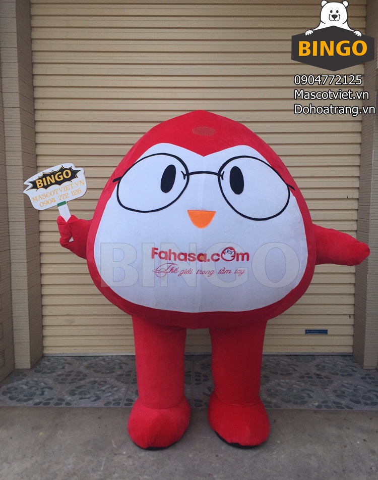 Mascot hơi linh vật Fahasa