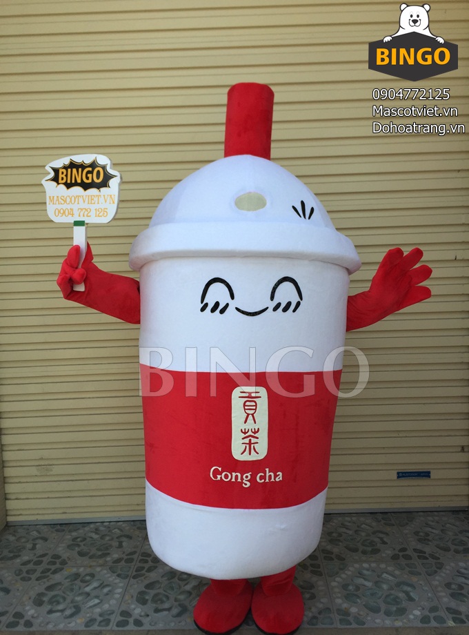 Mascot Ly Trà Sữa Gongcha