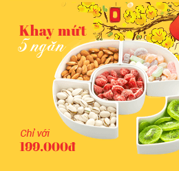 Khay mứt 5 ngăn