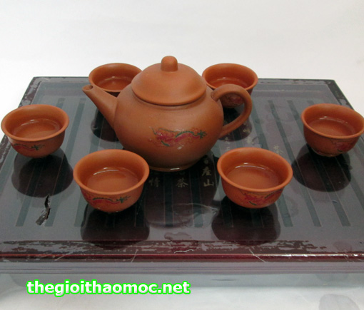 Bộ ấm chén đổi màu