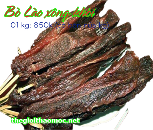 Bò Lào xông khói