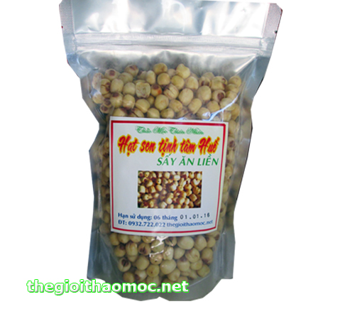Hạt sen Huế sấy khô ăn liền
