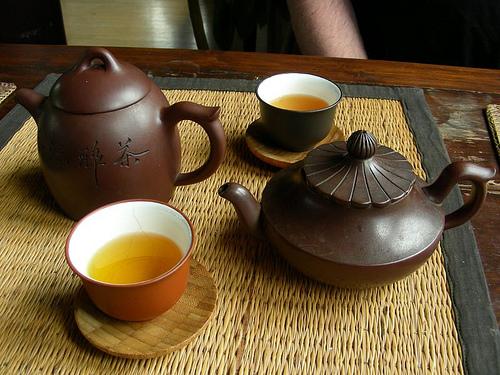 uống trà tịnh tâm
