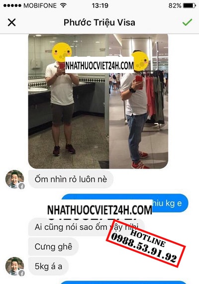 phản hồi thuốc giảm cân vip 5
