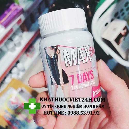 thuốc giảm cân max slim 7 days