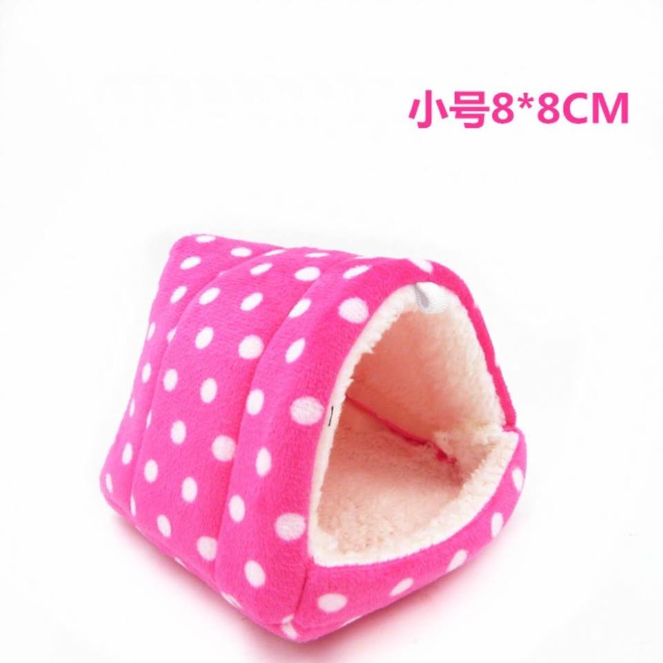 NHÀ NGỦ VẢI CHẤM BI SIZE TIỂU 8.8CM