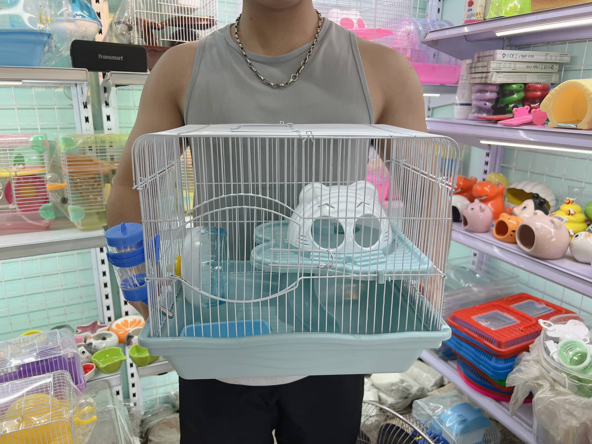 Lồng mèo vuông kitty cho hamster