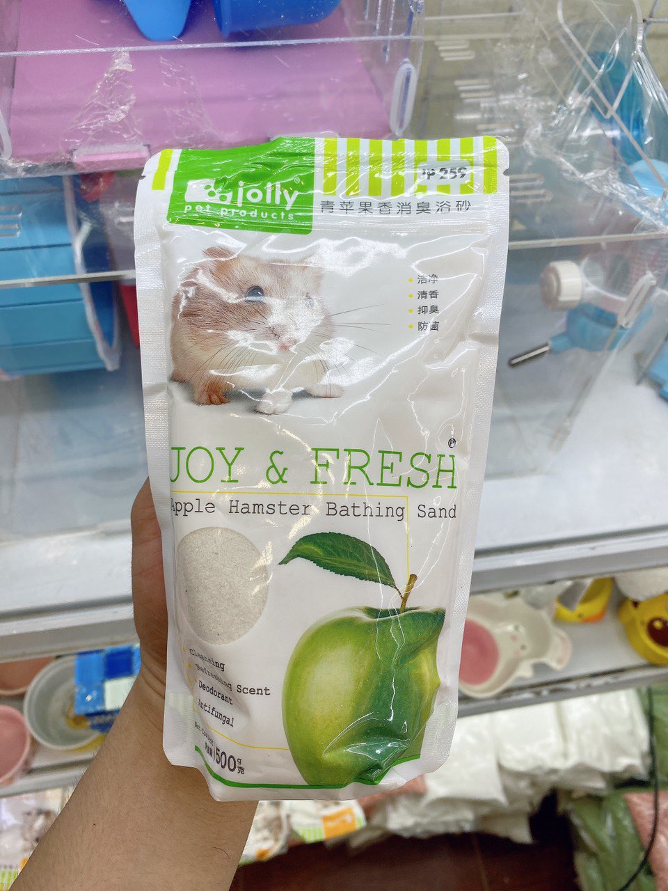 Cát tắm chính hãng jolly 500gr