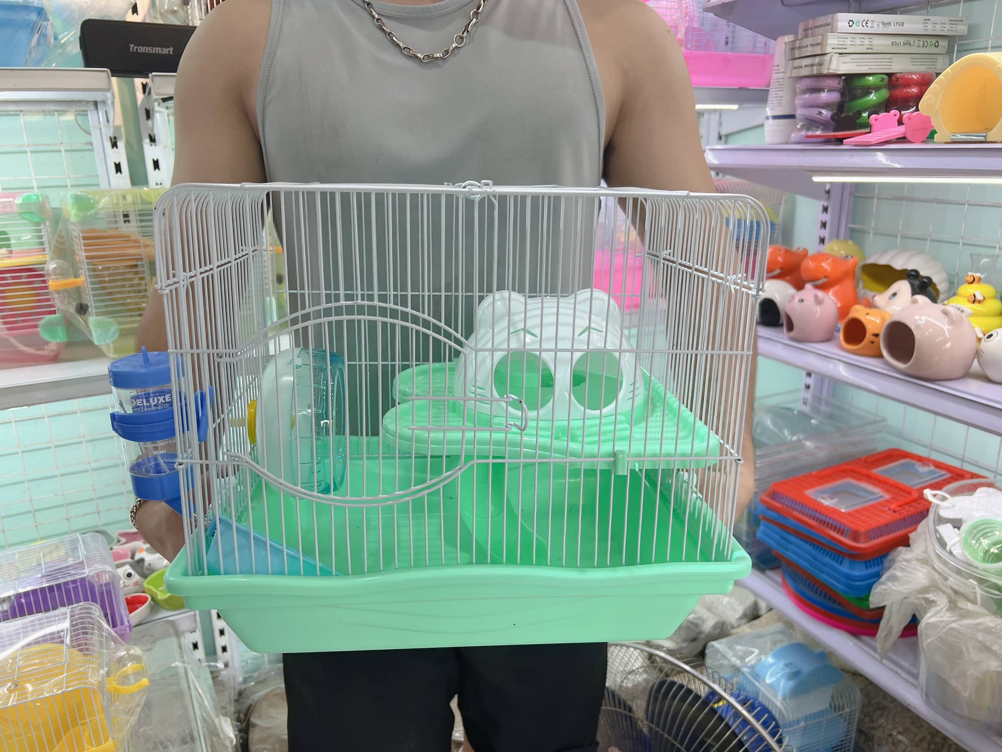 Lồng mèo vuông kitty cho hamster