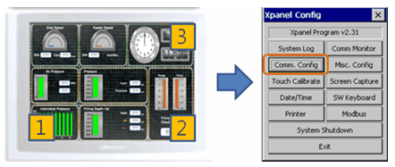 Downloaf Project từ PC xuống Xpanel Cimon bằng cáp Ethernet