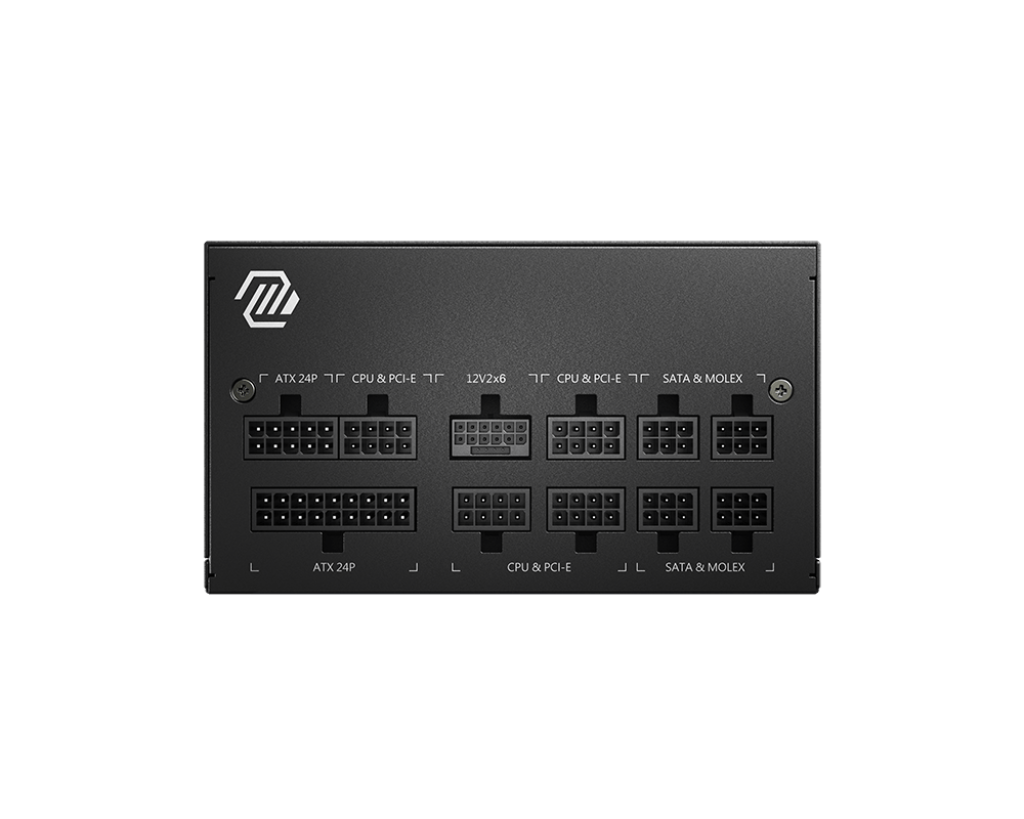 Nguồn máy tính MSI MAG A850GL PCIE5 - 80 Plus Gold - Full Modular (850W)