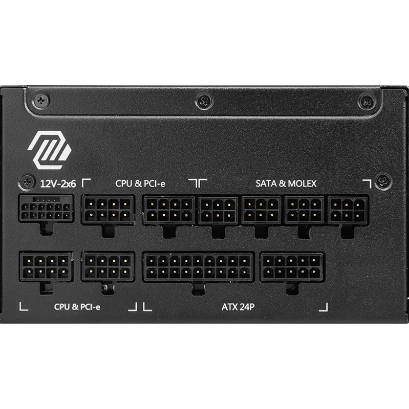 Nguồn máy tính MSI MAG A1250GL PCIE5 - 80 Plus Gold - Full Modular (1250W)